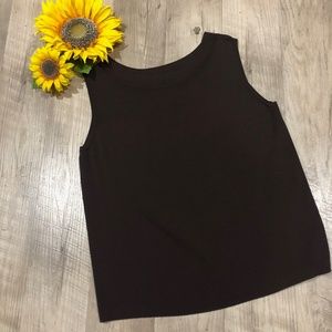 Women's Tank Top Sleeveless Brown Plus Size 22/24